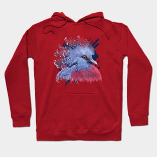 Crowned pigeon Hoodie